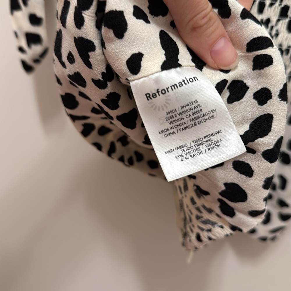 Reformation Ellora Top In Cheetah - Picture 5 of 5